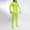 10#Green, variant on Men's Casual Solid Color Zipper Fashion Long Sleeve Trousers Jumpsuits