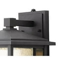 thumbnail image 5 of Home Decorators Collection Black Outdoor Seeded Glass Dusk to Dawn Wall Lantern, 5 of 5