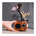 thumbnail image 4 of Bluetooth Speaker Retro Wood Portable Box Wireless Mini speaker Outdoor for Sound System TF FM Radio Music MP3 Subwoofer, 4 of 7