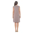 thumbnail image 5 of Women's Sleeveless Midi Casual Dress, Loose T-Shirt Dresses, Round Neck for Summer(Taupe Dark Small-Medium Size), 5 of 6