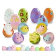 thumbnail image 1 of Kid Creative DIY Toy Easter Egg Decoration Toys Rabbit Egg Build Brick 10PCS Easter Ribbon Shell Plastic Twisted Egg Toys For Kids Gift Easter Box Christmas Gifts, 1 of 5