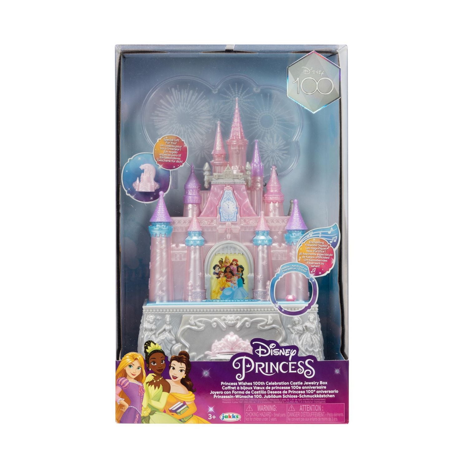 Princess Wishes 100th Celebration Castle Jewelry Box