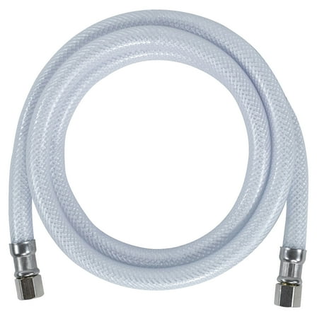 Certified Appliance Accessories PVC Ice Maker Connector with 1/4" Compression, 4ft, IM48P