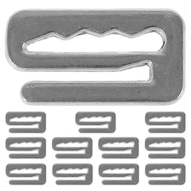 12pcs Barber Cape Clips, Cape Hook Adjusters Barber Strap Clips Barber Cape Fastening Hooks Barber Cape Metal Buckles for Replacement Barber Cape Acce