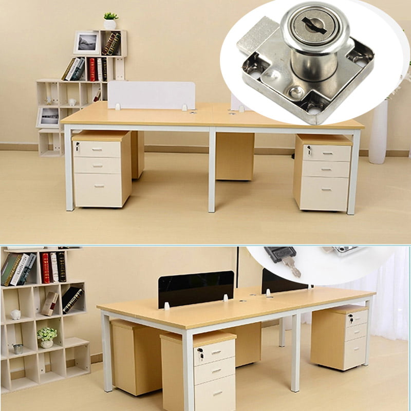 Furniture Hardware Office Desk Letter Box Door Drawer Locks with 2 Keys 3 Colors 