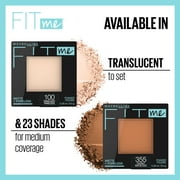 Maybelline Fit Me Matte Poreless Pressed Face Powder Makeup, Natural Beige, 0.29 oz