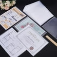 thumbnail image 5 of 50 Pcs Clear L-Type Plastic Folder 12x8.5inch Copy Safe Project Pocket File Project Pockets Paper Document Jacket Sleeve Clear File Folder Plastic Sleeves for DIY Office School, 5 of 6