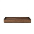 thumbnail image 3 of Bathroom Storage Organizer Acacia Wood Vanity Tray Decorative Display Holder, 3 of 6