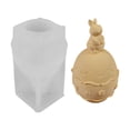 thumbnail image 1 of Festive Easter Egg Bunny Plaster Ornament Silicone Mold Diy Craft Reusable Easy Release for Home Classroom Tabletop Decor, 1 of 3