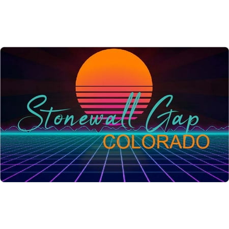 

Stonewall Gap Colorado 4 X 2.25-Inch Fridge Magnet Retro Neon Design