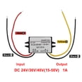 thumbnail image 3 of Waterproof Buck Step Down Converter DC24V 36V 48V to DC12V 1A Car Power Module, 3 of 11