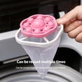 thumbnail image 5 of Reusable Floating Washing Machine Lint Hair Catcher, Mesh Laundry Filter Bag with Massage Beads, Floating Pet Fur Lint Trap for Front Load Top Load Washer, 5 of 8