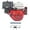 Red, variant on 15HP 420cc Gas Engine, Horizontal Shaft 4 Stroke OHV Gas Motor, Shaft 1" (25mm) Diameter, Go Kart Motor Engine for Log Splitters Compressors Lawn Mowers