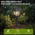 thumbnail image 2 of 10 Pack Solar Lights for Outside Walkway Pathway Driveway Outdoor Waterproof Led Landscape Lighting For Garden Yard Decor.(Warm white, 10), 2 of 7