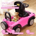 thumbnail image 5 of iYofe Toddler Push Car, Licensed Ford Bronco Raptor Toddlers Ride on Toys with Music, Under Seat Storage, Ages 18+ Months, Pink, 5 of 10