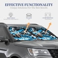 thumbnail image 4 of Balery 2 Piece Football Time Car Windshield Sun Shade|Foldable Front Windshield Shade for Car Front Window for Most Sedans SUV Truck-Medium, 4 of 7