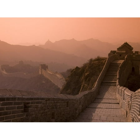 The Great Wall of China at Jinshanling, UNESCO World Heritage Site, China, Asia Print Wall