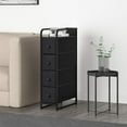 thumbnail image 5 of REAHOME 4 Drawer Vertical Storage Organizer Narrow Dresser, Black Grey, 5 of 7