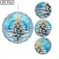 thumbnail image 6 of HELLOYOUNG Rotating Wind Chimes 360 Metal Bells Soothing Sounds Indoor Outdoor Garden Decor with Snow Scene Design Spiral Hanging Ornament for Patio Porch Home Christmas Valentine Gift, 6 of 10