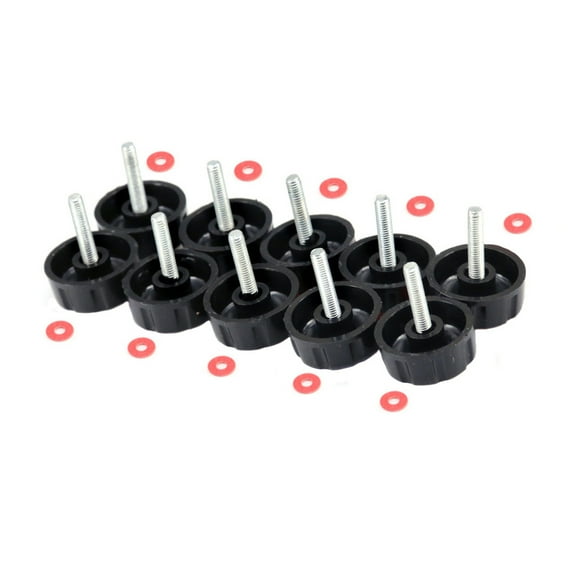 BE-TOOL 10Pcs Fishing Reel Handle Screw Caps Fishing Reel Knob Replacement Parts Non-Slip Universal 14mm