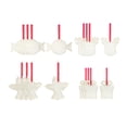 thumbnail image 2 of Kits de punto de cruz de madera para niños con 16 hilos para colgar, decoración DIY Hoja de arce de caramelo, 2 of 9