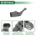 thumbnail image 4 of Sensor de velocidad de rueda ABS Unique Bargains Sensor ABS Sistema de frenos antibloqueo No.1K0927807A/WHT003859A para Audi Q3 2011-2018 1 Pc Trasero Izquierdo, 4 of 7
