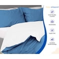 thumbnail image 2 of HNB Store 3pc Duvet Cover Set | 1000 TC Egyptian Cotton | Super King Plus Size Duvet Cover with 2 Pillowcases | Mediterranean Blue | Reversible, 2 of 8