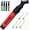 Red, variant on SPORTBIT Ball Pump for Sports Balls - Push & Pull Inflating System - Hand Pump for Exercise Balls - Volleyball Pump, Basketball Inflator, Ball Air Pump - Goes with 5 Needles Set
