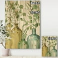thumbnail image 3 of Designart 'Mixed Botanical Green Leaves IX' Cottage Print on Natural Pine Wood, 3 of 3