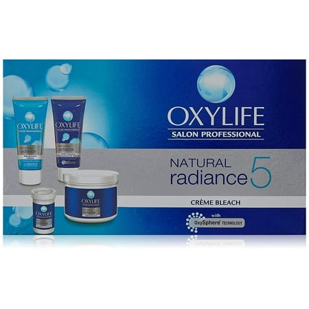 Fem Oxylife Professional Natural Radiance5 Creme Bleach 27 Grams (one pack), COLOUR MAY BE VARY.. By Dabur India (Best Bleach Cream For Face In India)