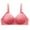 Pink, variant on Darzheoy Wire-Free Bra for Women Solid Color Fashion Bowknot Comfortable Hollow Out Bra Underwear No Rims High Support Bras for Women 38/85C