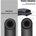 thumbnail image 3 of 700x38c Bike Tube 700x38c Inner Tube 28" x1-3/8 1-5/8"Road Bike Tube 700x35c 700x36c 700x37c 700x39c 700x40c 700x41c 700x42c 700x43c Bike tire Tube 2 Pack(700-AV 48mm), 3 of 6
