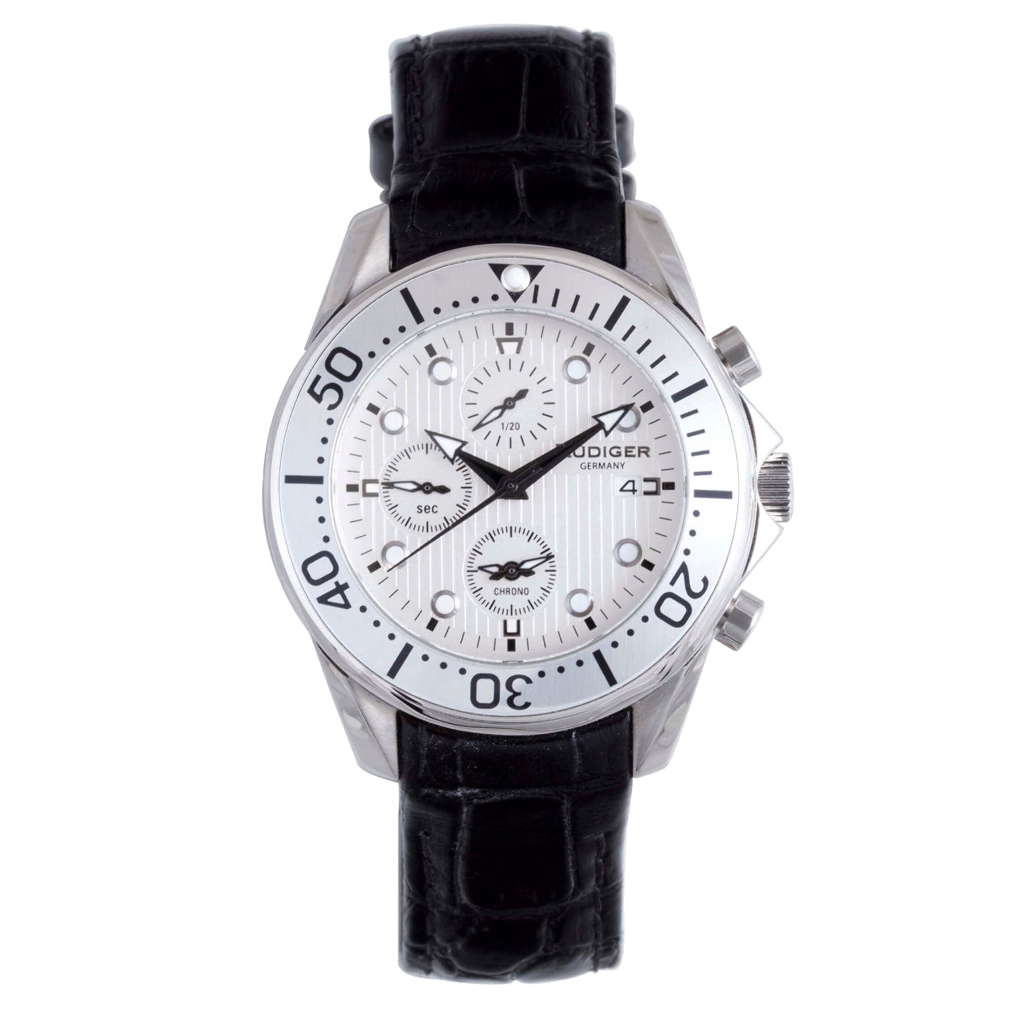 Men's R2001-04-001.1L Chemnitz Silver Dial Chronograph Watch