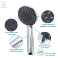 thumbnail image 6 of Gustave High Pressure Handheld Shower Head 5 Function Massage Spa Detachable Hand Held Water-saving Showerhead, Hose not included, 6 of 14