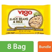(8 pack) (8 Pack) Vigo Authentic Cuban Recipe Black Beans & Rice, 6 oz