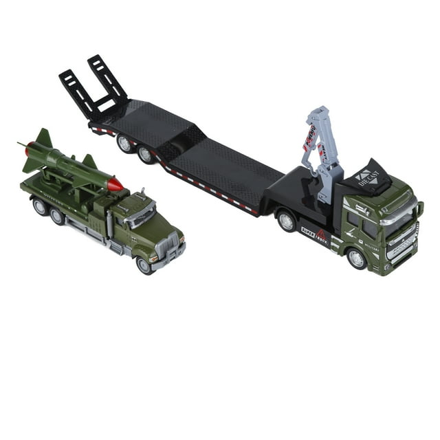 Trailer Toy, Cooperative Play Imagination Patience Development Tow Truck Model High Simulation Educational Toy For Children For Home #1,#2,#3