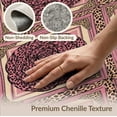 thumbnail image 6 of ODIKA Leopard Abstract Glam Rosette Lattice Frame Print Pink Spotted Refined for Home Office, Gaming Room, Under Desk, Non-Slip Chair-Friendly, 6 of 7