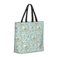 thumbnail image 2 of KLL Cute Honeybees Pattern Aesthetic Tote Bag for Women Beach Bag Shopping Bags Shoulder Bag Reusable Grocery Bags, 2 of 7