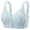 Blue, variant on Lace Front Closure Bra Underwire Support Adjustable Straps Everyday Lifting Bralette Watermelon Red 46