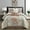 Blush2, variant on Lanco Floral Shabby Chic 7 Piece Comforter Set White, Bed Size Queen, 100% Polyester Fill, All Season