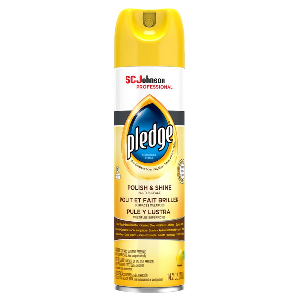 Buy SC Johnson Pledge Wood Furniture Polish, Lemon Aerosol, 14.2 Oz