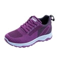 thumbnail image 3 of Domzle 12 Hour Shift Shoes For Women Wide Toe Box Slip On Walking Sneakers,Orthopedic Air Cushion Shoes With Arch Support For All-Day Standing Purple 39, 3 of 5