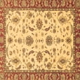 thumbnail image 1 of Ahgly Company Indoor Square Oriental Brown Traditional Area Rugs, 6' Square, 1 of 4