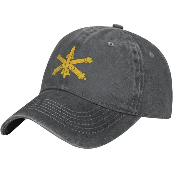 U.S. Army Air Defense Artillery Detachment Insignia Pattern Printing Baseball Cap for Men Women Dad Hat Adjustable Cap Black