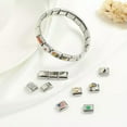 thumbnail image 6 of HOOUN Pretty Flower Italian Charm Bracelet Link Charms Italian Modular DIY Bracelet -245, 6 of 7