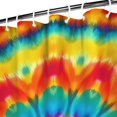 thumbnail image 3 of Colorful Tie Dye Mandala Pattern Shower Curtain 72"x72" ,Bathroom Decorative Shower Curtains Set with 12 Hooks,Modern Waterproof Washable Shower Curtain, 3 of 6