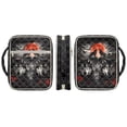 thumbnail image 3 of Xixirimido Bible Cover Case for Women Men Large Bible Cover with Handle Quilted Bible Carrying Case Bag Bible Study Supplies Accessories, Wolf Forest Red Moon Floral, 3 of 7