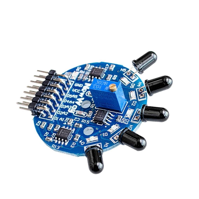 Gump's grocery 5 Way Flame Sensor Module Fire Extinguisher Robot Digital Analog Output