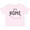 AD-Pink, variant on It's Home- State of Nebraska Outline Distressed Text Boys or Girls Toddler T-Shirt