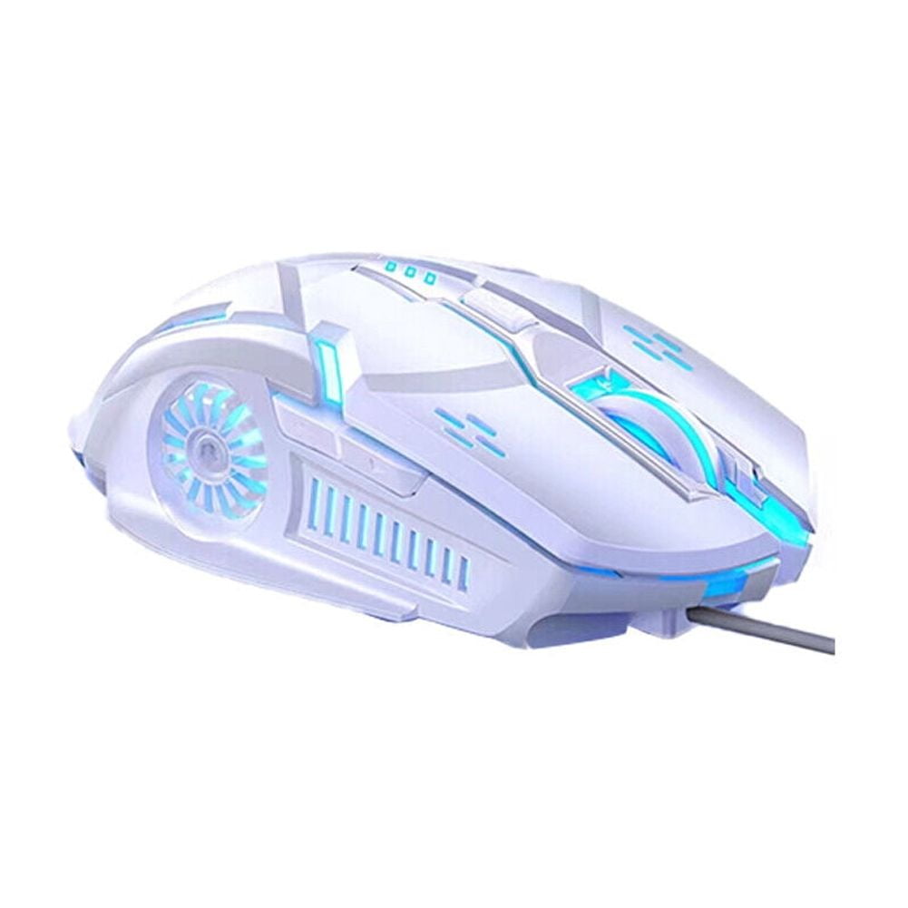 US 1-2 Pcs Wireless Mouse Gaming Rechargeable Cordless 7 Color LED Backlit PC